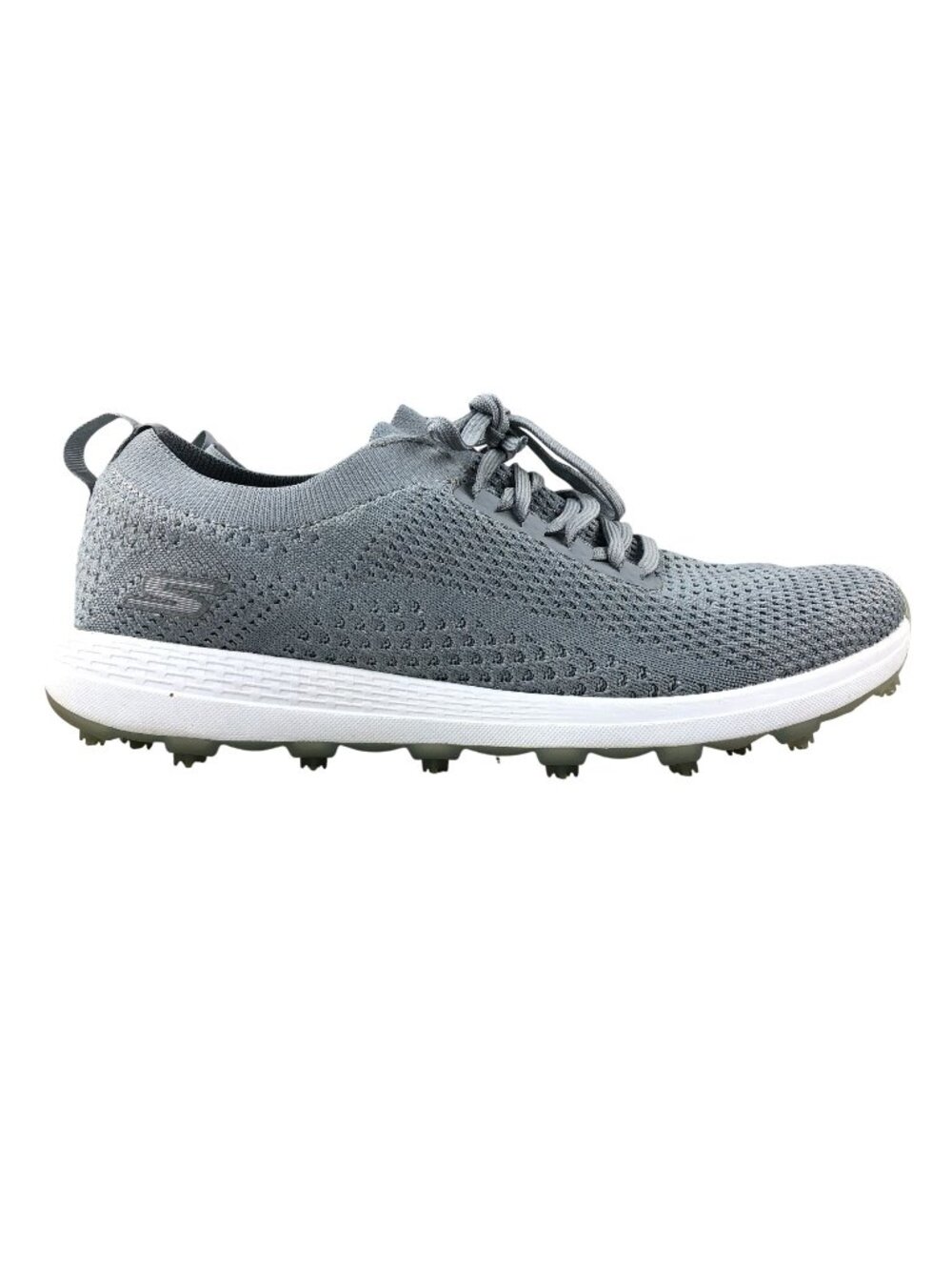 Skechers Women's Size 6 Go Golf Max Glitter Grey Soft Knit Mesh Sneakers 17005